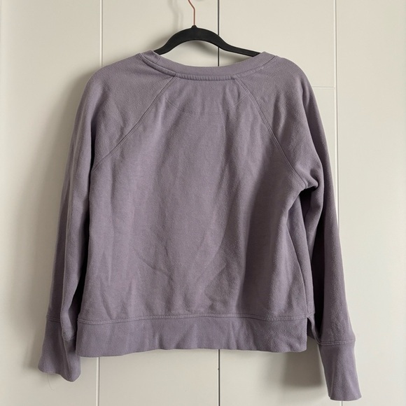 Calvin Klein Performance Women's Lavender Raglan Sweatshirt - Picture 5 of 6